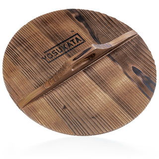 Yosukata 13.5-inch wooden wok lid